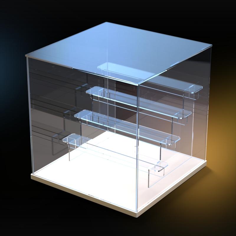 Figur Opbevaring | Acryl Displayboks Til Figuriner, Blindboks, Trendy Legetøj Med Trin, Gennemsigtig Opbevaringsboks, Flerlag Displayhylde Figur Opbevaring Figur Opbevaring
